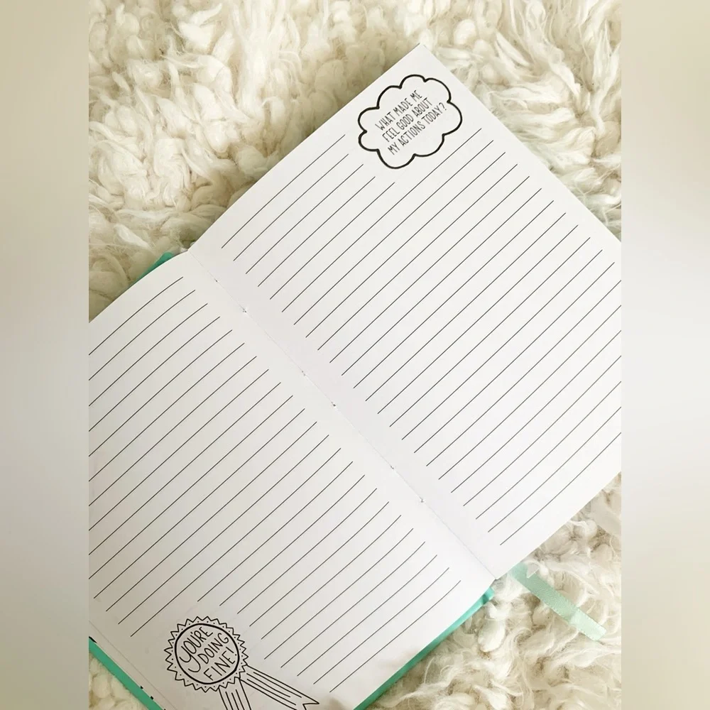 Turquoise Self Care Journal & Guide for Remembering The Things You Like ❤️🩷